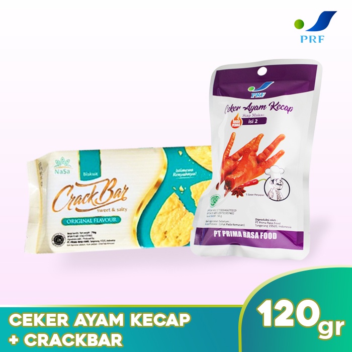 

Prima Rasa Food - Ceker Ayam Kecap + Crackbar Siap Makan - Makanan Siap Saji - Makanan Instan