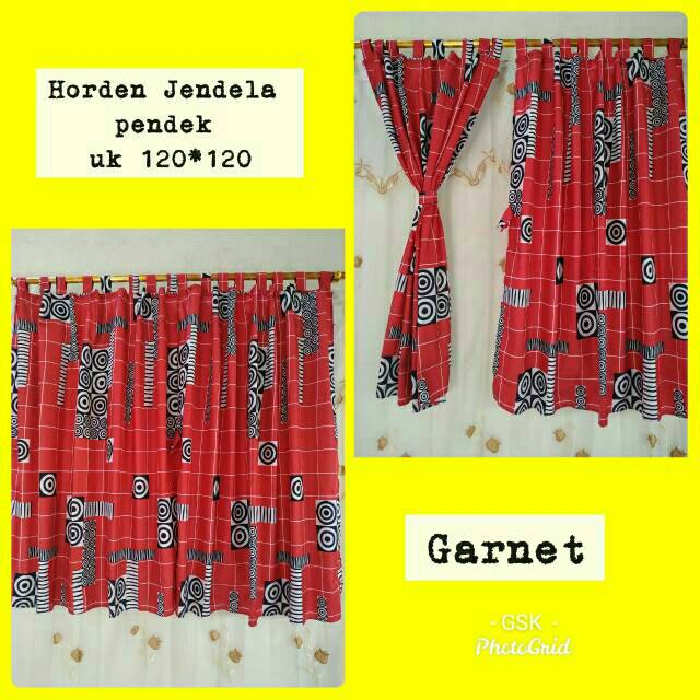  Gorden  Home Made Jendela  Pendek  Shopee  Indonesia