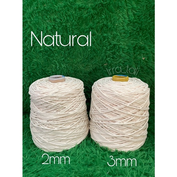 Tali katun natural Broken white 1kg