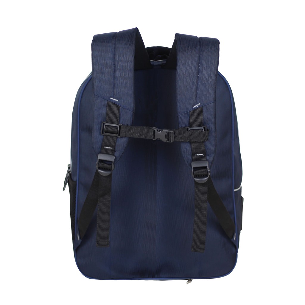 Tas Rexsove Distro Navy Cowok SMP SMA Kuliah Ransel Punggung Bahan Tebal Keren Backpack Pria Multifungsi