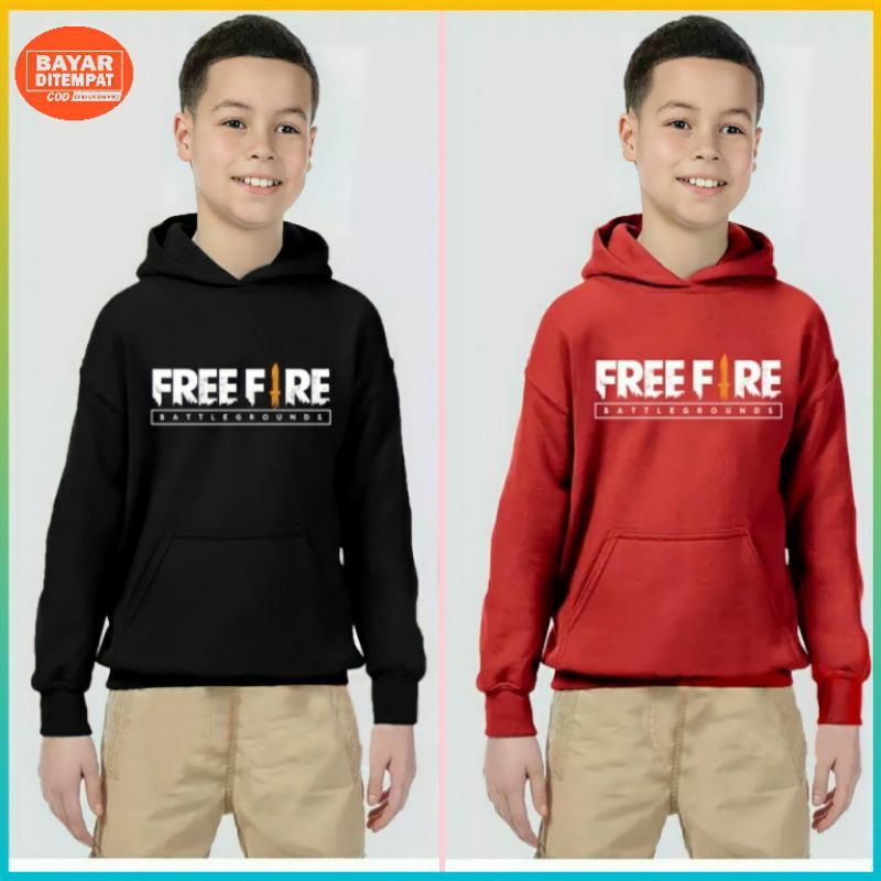 Baju Anak Laki laki Jaket Kaos Anak Cowo Sweater Hoodie FreeF Kid Budi01 Allsize 9-10 Tahun