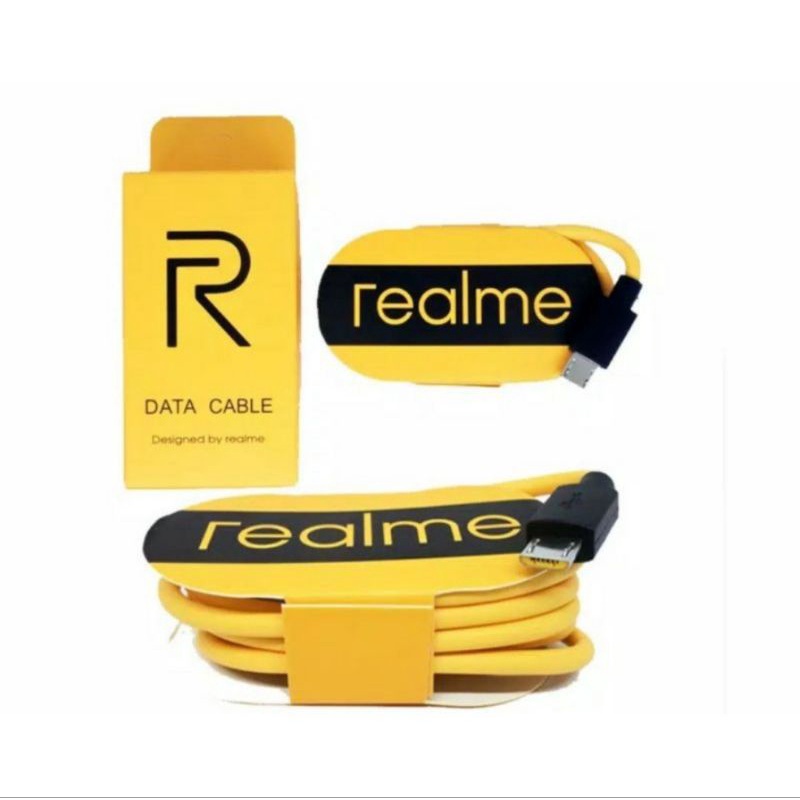 Kabel Data Cable data Realme Fast Charging Micro Usb &amp; Tipe C Original Garansi Uang Kembali