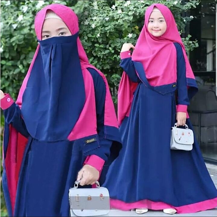 Gamis anak untuk usia 12-13-14-15 tahun set hijab pree cadar/Gamis anak model shalilah set hijab pree cadar/Gamis terlaris/terbaru bahan zara crepe premium/gamis anak remaja trendy/gamis ank remaj tanggu/Gamis anak remaja set hijab