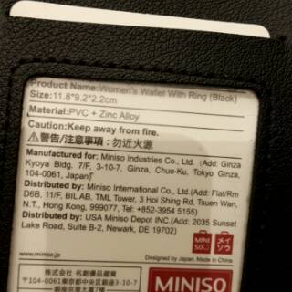 MINISO Women s wallet with ring 3wrn Dompet Miniso Ready surabaya murah lengkap Shopee 