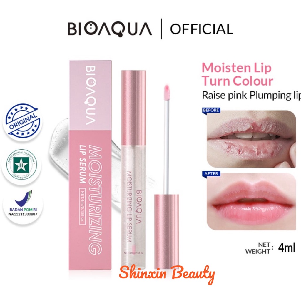 BPOM Bioaqua Lip Serum / Serum Bibir / Moisturizing Pelembab Bibir 4ml