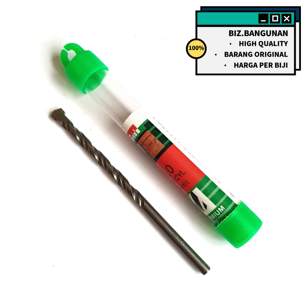 MATA BOR BETON 5MM IGM MOLLAR - BOR TEMBOK DINDING 5 MM MASONRY DRILL