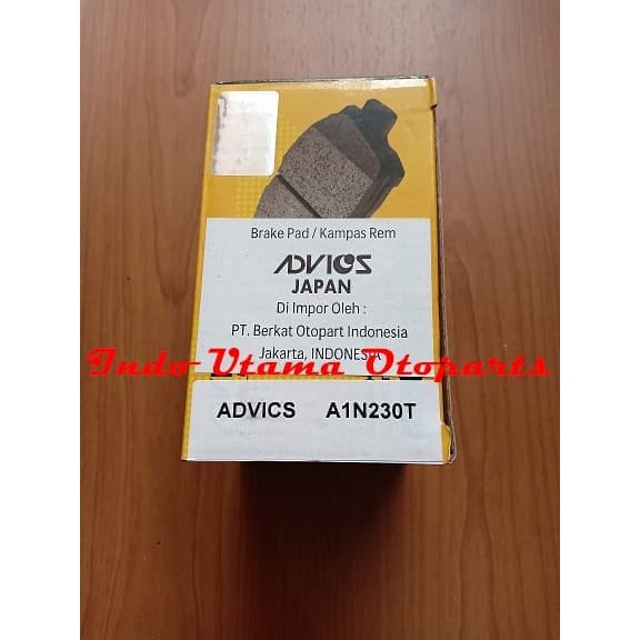 Brake Pad AISIN Avanza Rush APV Xenia Taruna Kampas Rem ADVICS A1N230T - ORIGINAL