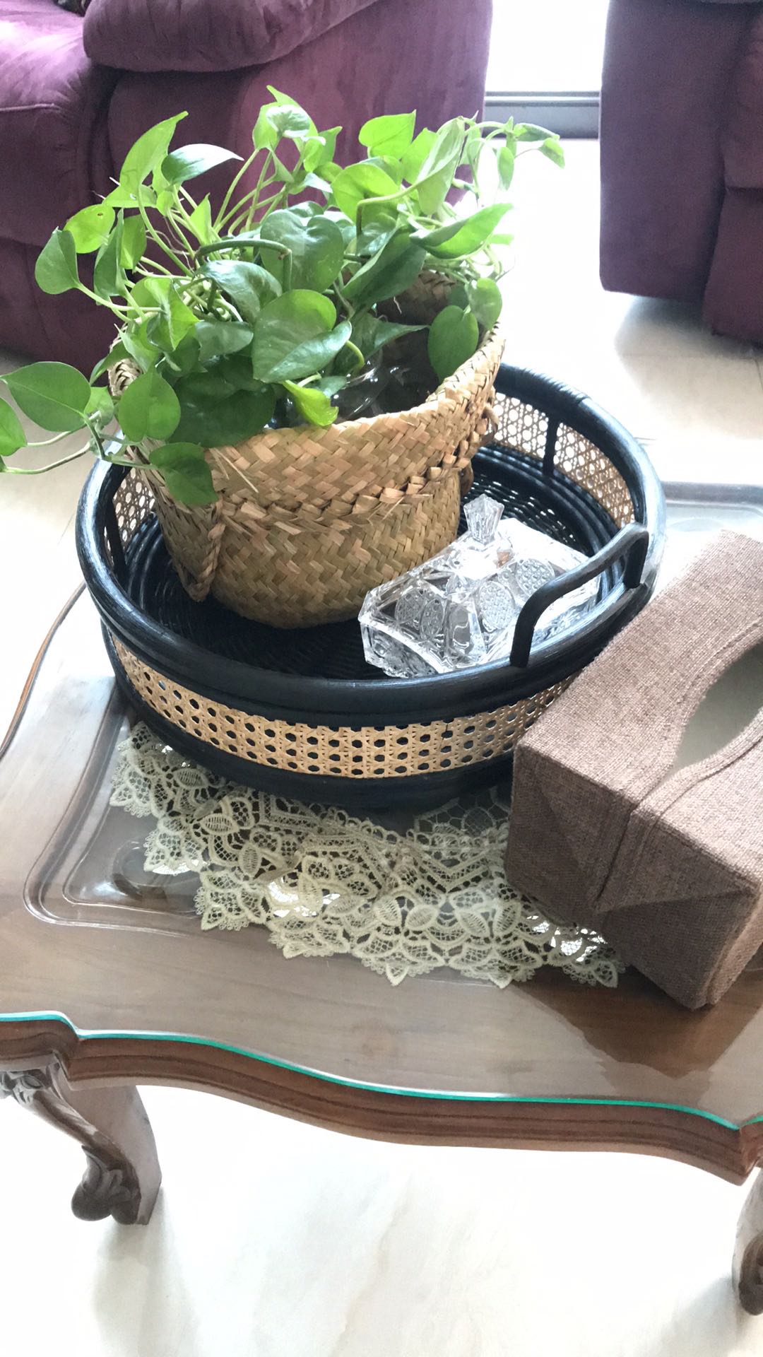 Me&dots - Nampan Rotan/tray Webbing