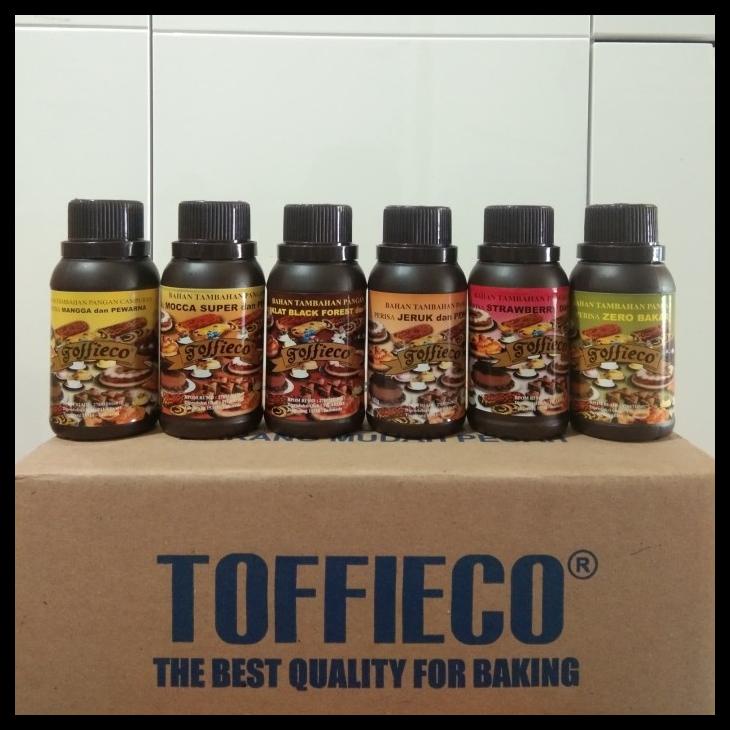 

[READY STOCK] TOFFIECO PASTA PERISA STROBERI BLACK FOREST ZERO BAKAR MOCCA MANGGA