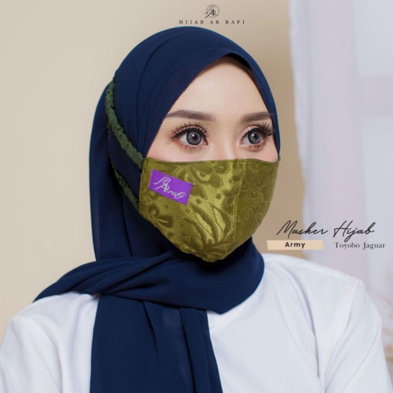 ❤HIJAB ARRAFI❤ Masker Hijab Jaguar by Hijab Ar Rafi
