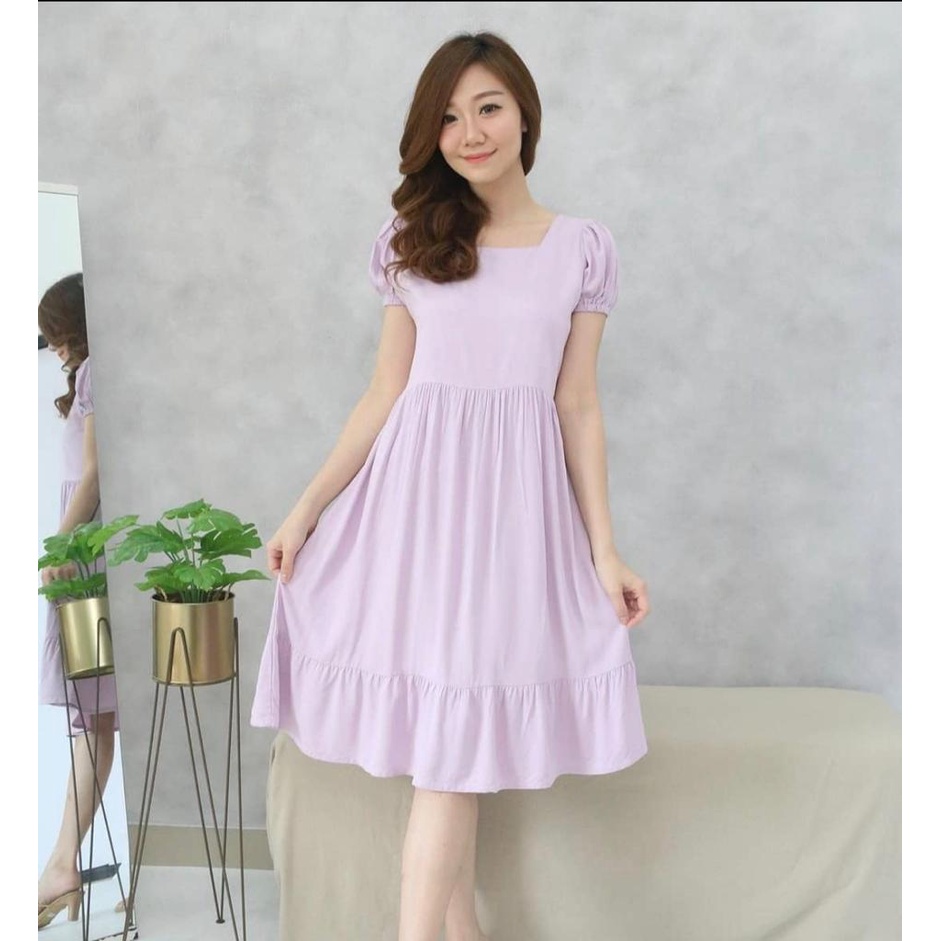 Basic id fashion Dres wanita / korean dres / dres kanaya / pakaian wanaita