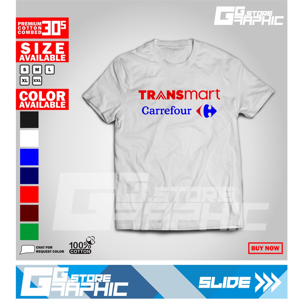 Kaos TRANSMART CARREFOUR Murah Berkualitas