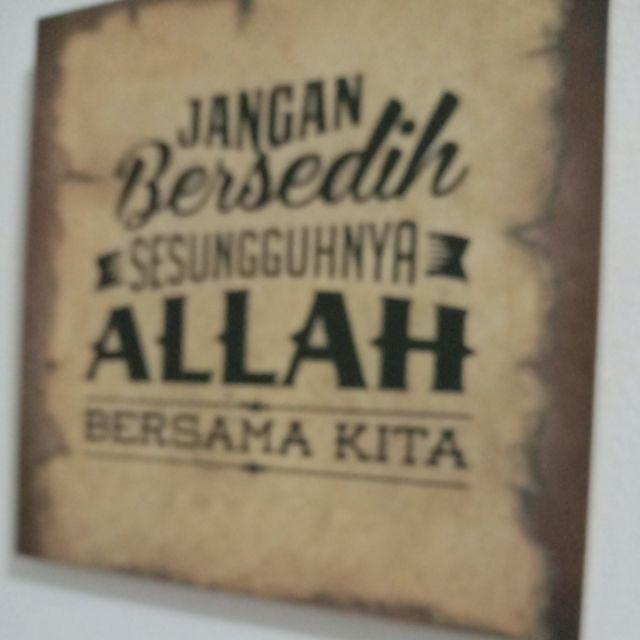 Wall Decor Home Family 20x20cm Pajangan Dinding Hiasan Dinding Poster Kayu Shabby Chic