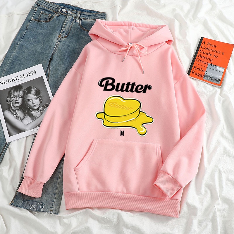 BUTTER Sweater Hoodie II Jumper hoodie BUTTER II SIZE M-XL ( Pria &amp; Wanita )