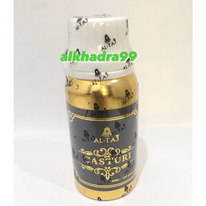 Casturi kasturi bibit murni parfume casturi segel al-taj 100 ml 100 gr
