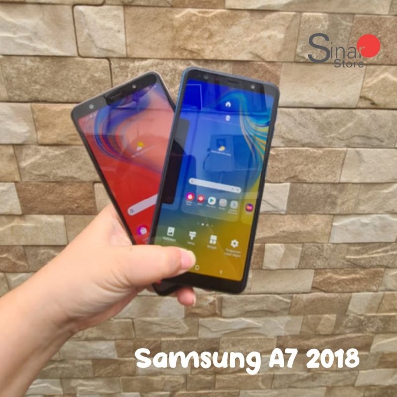 Samsung Galaxy A7 64GB / 128GB 2018 Handphone Bekas HP Second Hape Seien Original ex SEIN