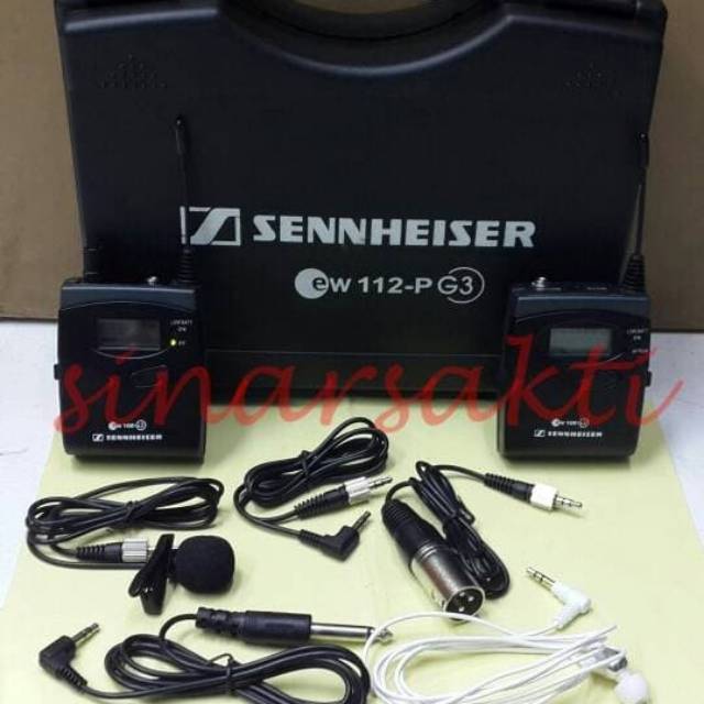 Mic Sennheiser Ew 112 P G3 Camera Mount Wireless System With Mi ( For Camera/Handy Cam Shooting)