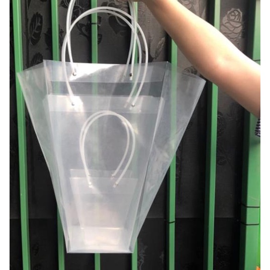 

➪ OPP Bouquet Bag size L - kantong handboquuet tas buket barang florist flower packaging 1251L ❃