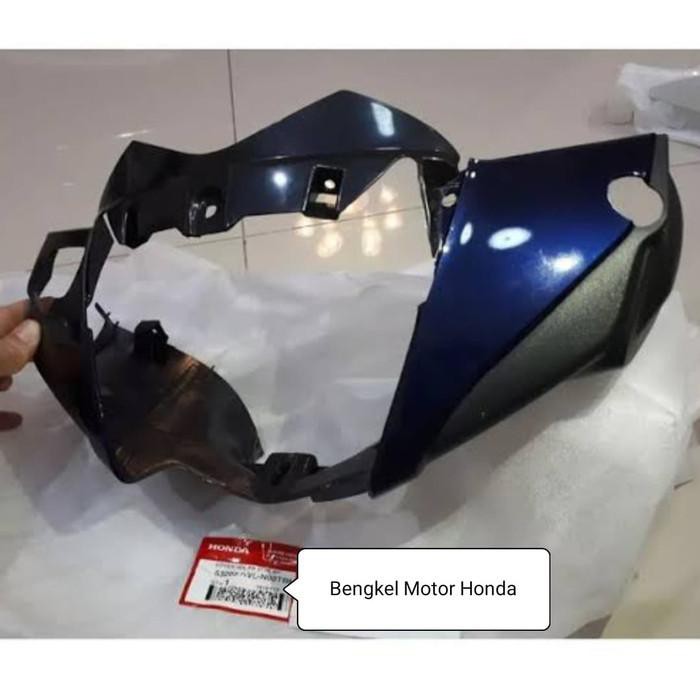 Unik Cover Handle Batok Lampu Depan Supra X 125 Biru Tua Ori 53205KVLN00TB Murah
