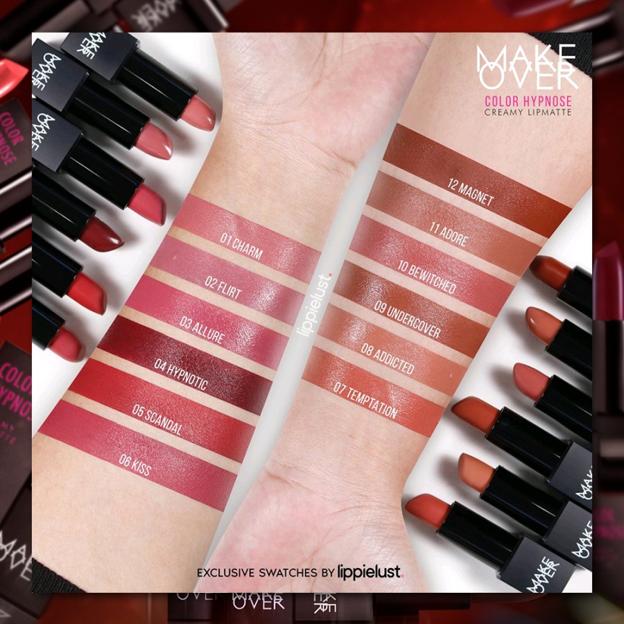 ✦SINAR✦ Make Over Color Hypnose Creamy Lipmatte