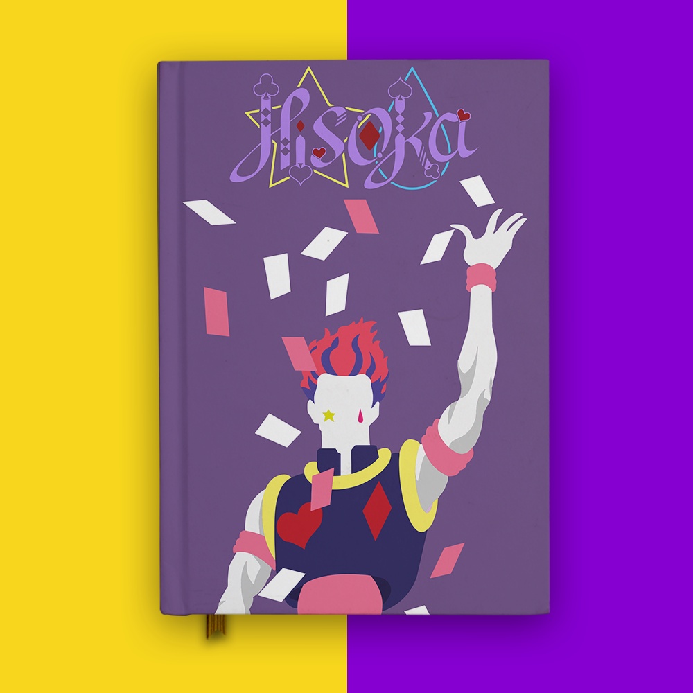 

Buku Catatan Notebook Hunter X Hunter Hisoka Marrow Anime Custom Nama Jurnal Diary Notes Hardcover