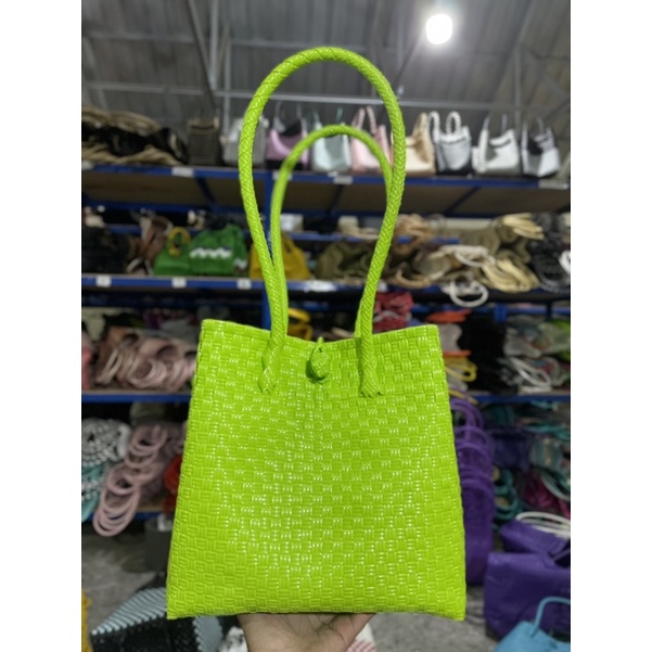 Tas Jali Jali Hijau Cerah Premium Bahan Tebal Bisa COD