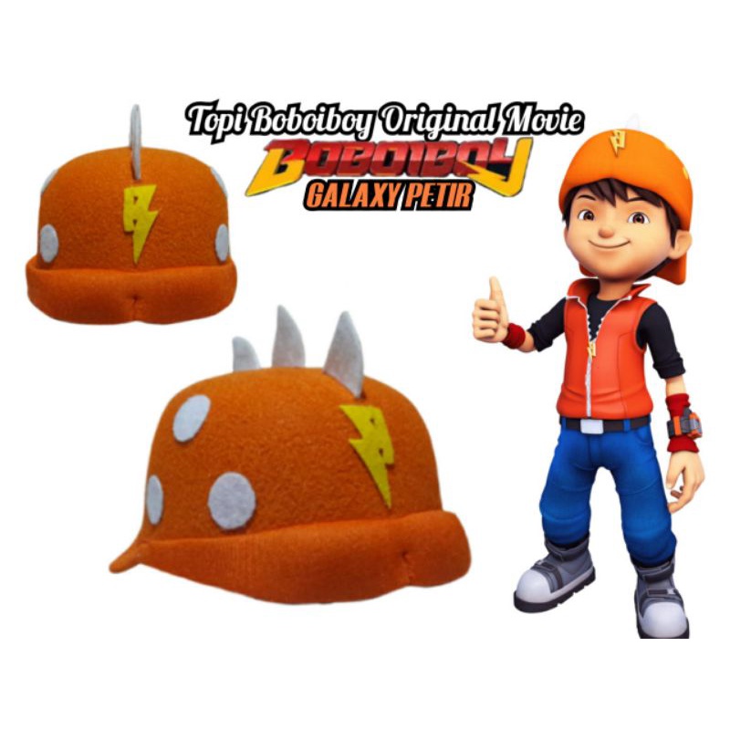 Topi Boboiboy Petir Original Bisa COD Mirip 99% Bonus Gelang