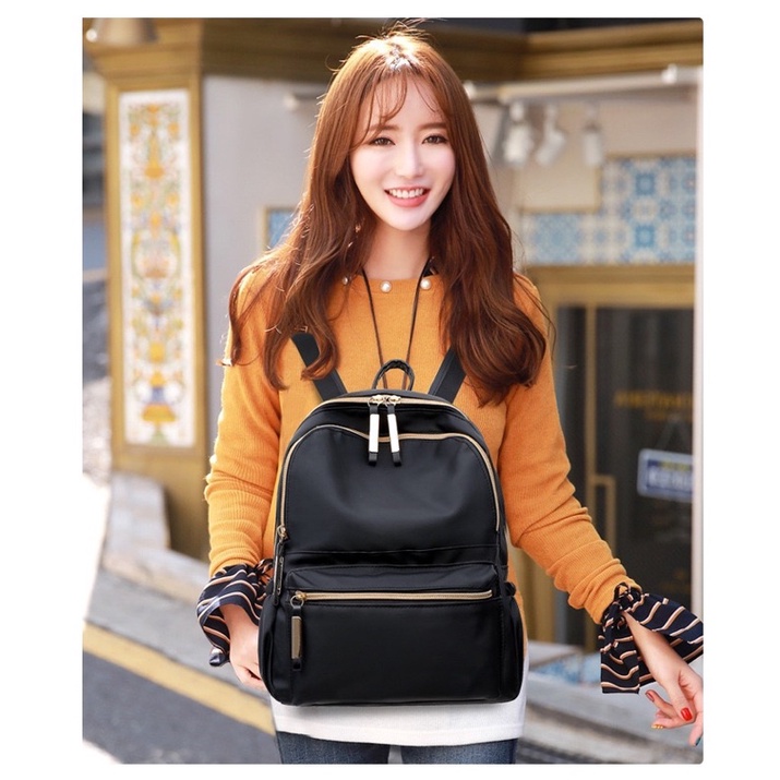 TAS WANITA 3136 - TAS RANSEL WANITA KOREA IMPORT MURAH TERBARU - D