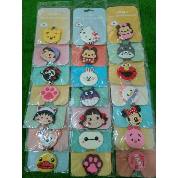 POP SOCKET KARAKTER CARTOON 3D