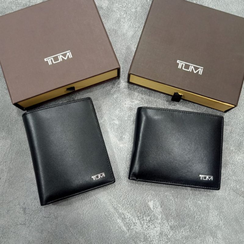 Dompet Tumi Leather Dompet Lipat Pria Kulit Asli Premium Quality