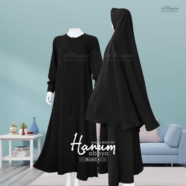 Gamis Bergo Hanum Laneta Al Hauraa