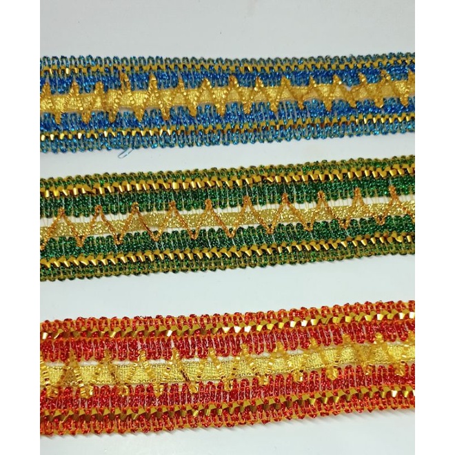 RENDA INDIA / RENDA MOTIF TENGAH ( LEBAR:4CM / 17 YARD )