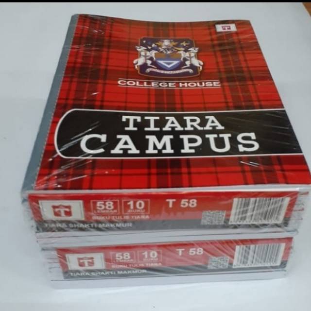 Jual Buku Tulis Tiara Campus 58 Lembar Ukuran Kecil Kwarto Isi 10