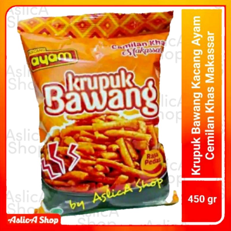 

KRUPUK BAWANG Kacang Ayam 450gr