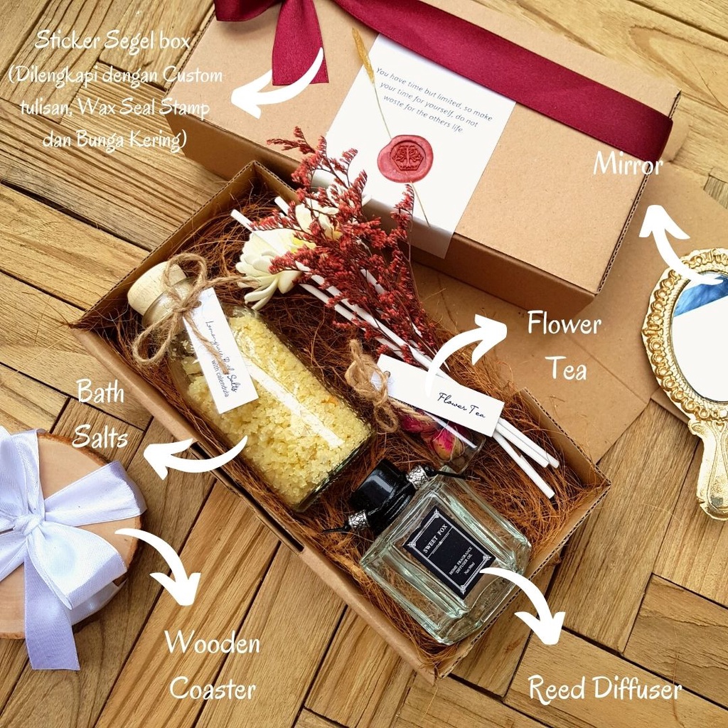 HAMPERS AROMATERAPI/ GIFT SET REED DIFFUSER / SCENTED CANDLE / GIFT BOX / KADO ULANG TAHUN/ KADO WISUDA/ VALENTINE GIFT/ HAMPERS HIJAB/HAMPERS SAJADAH/ HAMPERS ALQURAN/ HAMPERS TASBIH