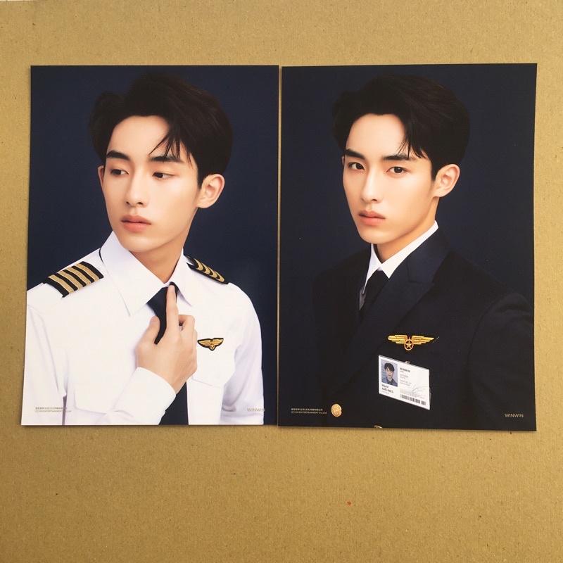 [ booked ] 2 A4 Poster Wayv member winwin season greetings sg set 2022 new year md merch official gr