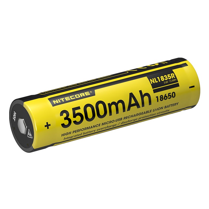 TERLARIS NITECORE Baterai  NI26650A 4200mAh 40A 3.7V, Batre type 18650 Micro USB Rechargeable Li-ion Battery 3500mAh - 3400mAh 3.7V, 2300mAh -  BATERAI TYPE 14500 Baterai Li-ion 850mAh 3.7V