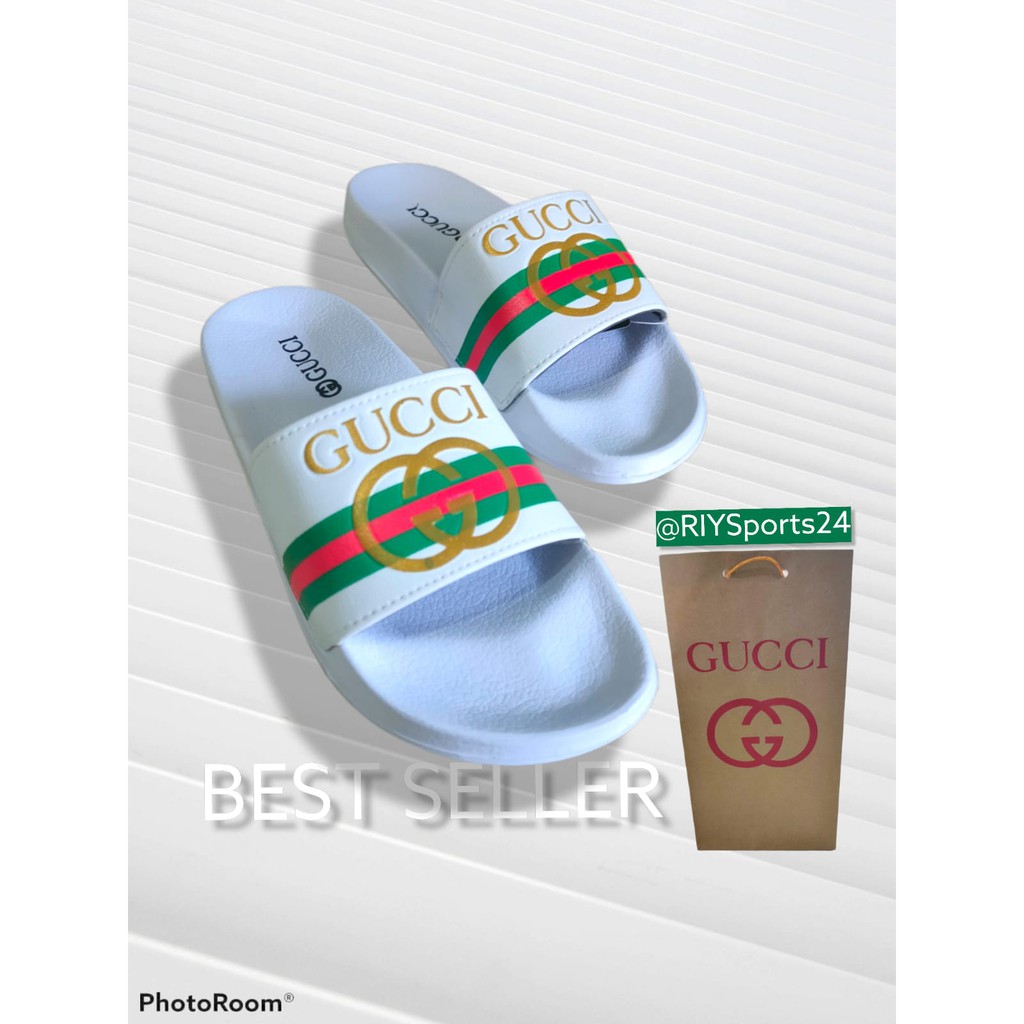 SANDAL PRIA WANITA GUCCI ORIGINAL MURAH BERKULITAS ELEGAN SENDAL OUTDOOR INDOR SENDAL CASUAL TERBARU