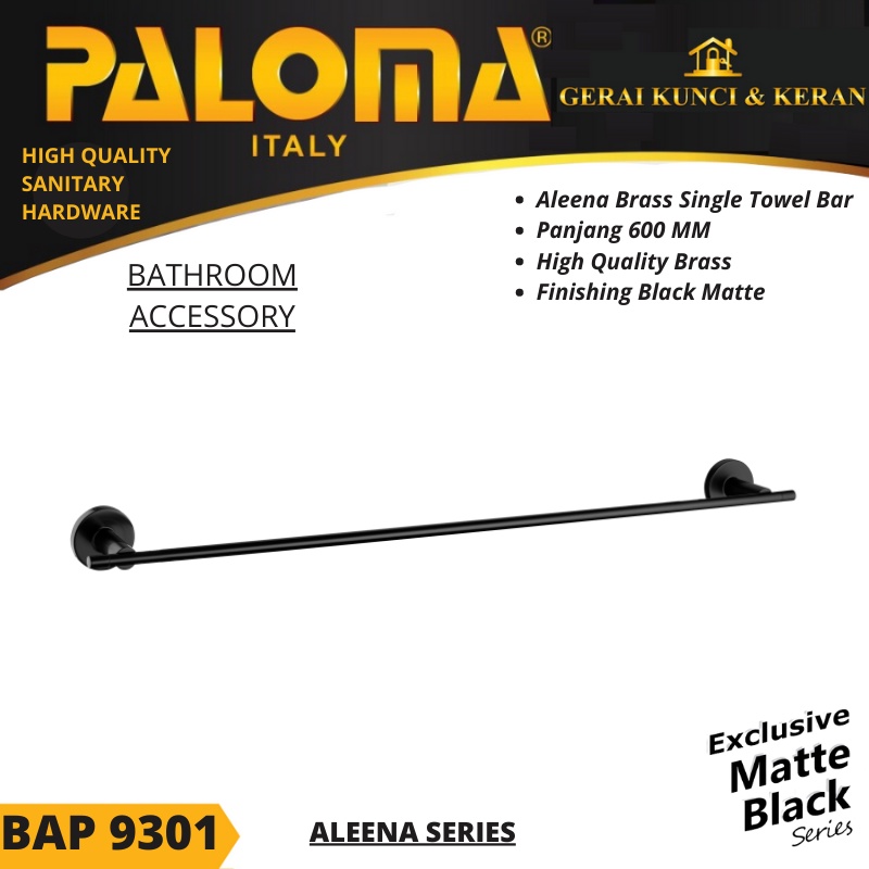 PALOMA BAP 9301 Rak Handuk Baju Gantungan Hanger Dinding Kamar Mandi