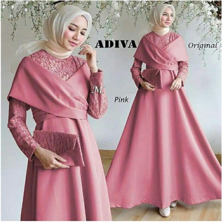 ( Promo) Set Syari Polos Maxmara Lux Anayah Real Pic Haji Umroh Gamis Syari Hijab Syari Bahan Lembut