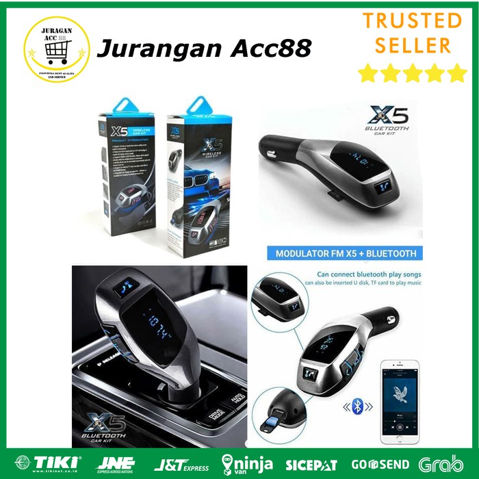 Fm Modulator X5 Bluetooth Fm modulator murah