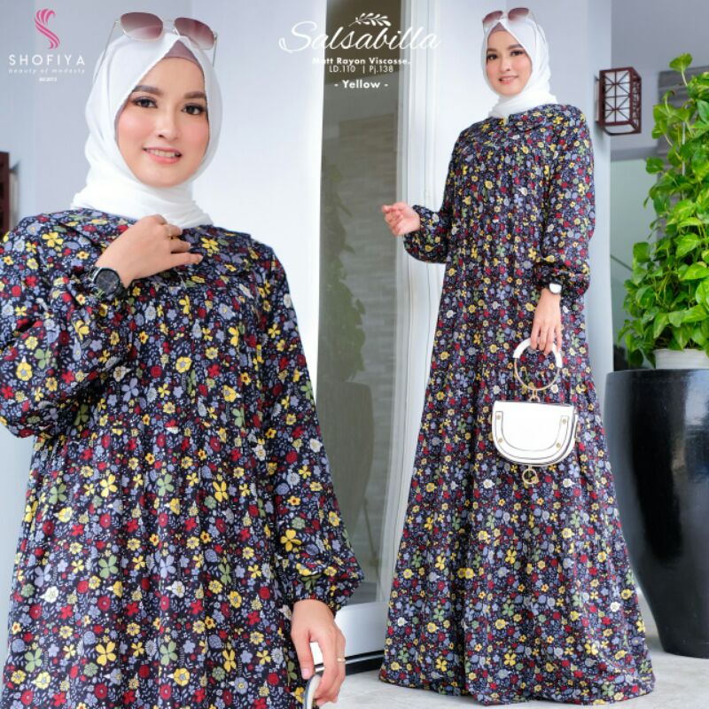 SALSABILLA Maxi Dress Ori by Shofiya Fashion