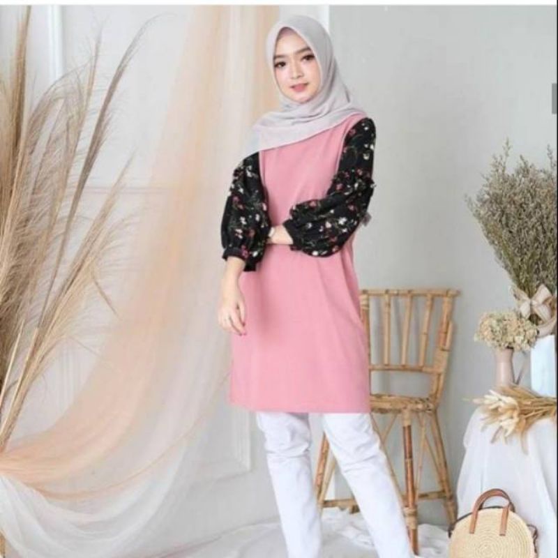 Yesi tunik atasan wanita fashion muslim