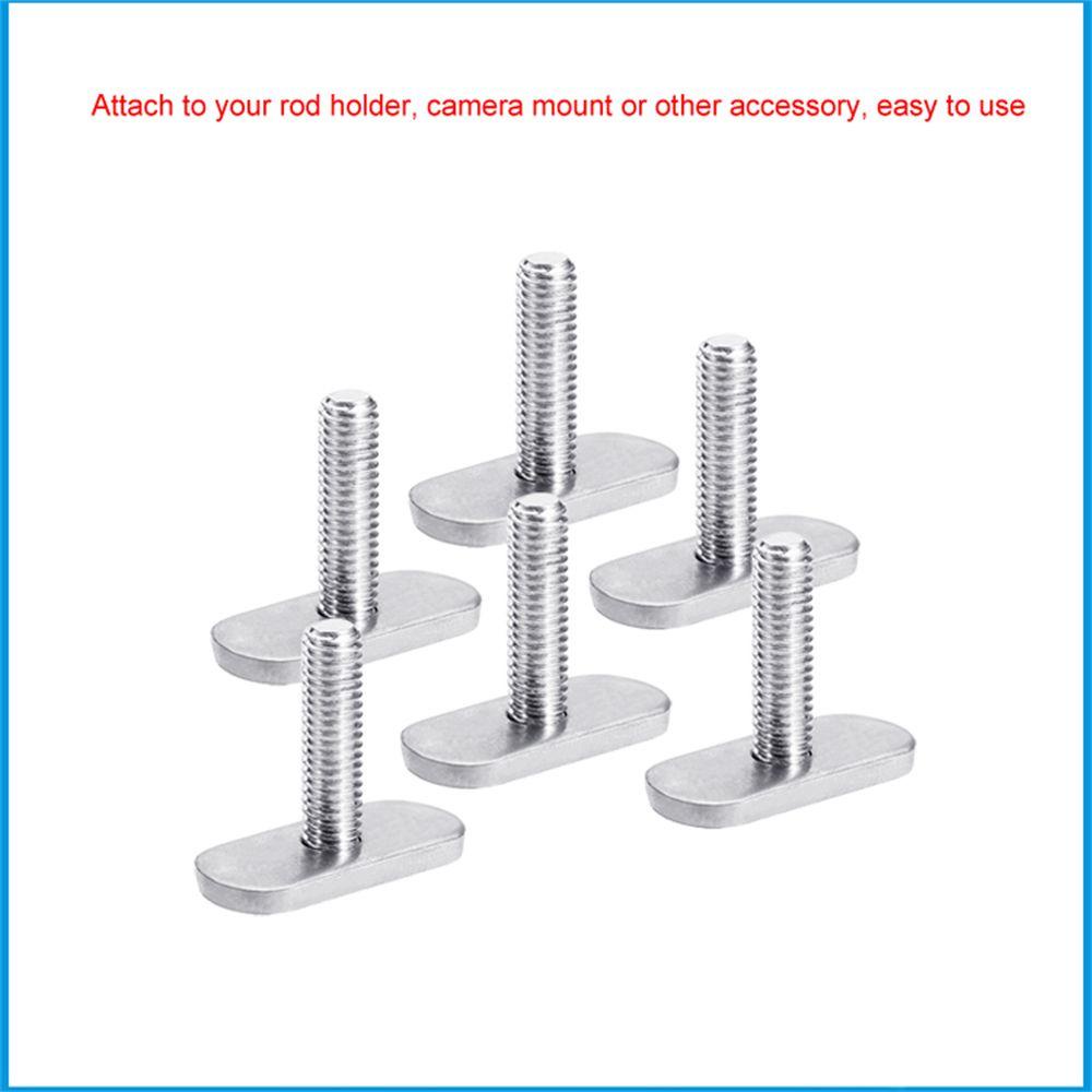 Top 4 Pcs Mini Alat Ski Air 4 Pcs Stainless Steel Memancing Bagian Rel Baut Rel Track Mur