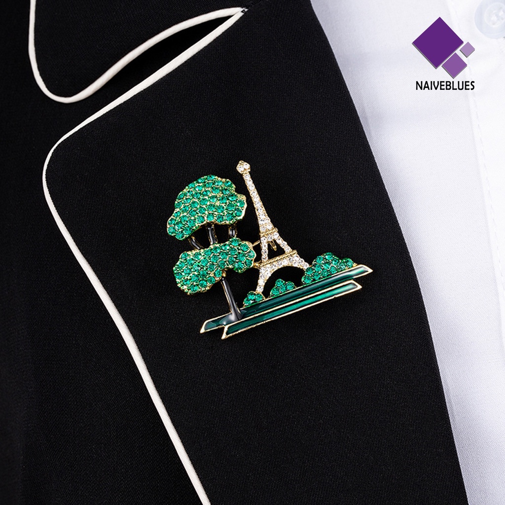 Bros Pin Desain Pohon Menara Eiffel Untuk Wanita