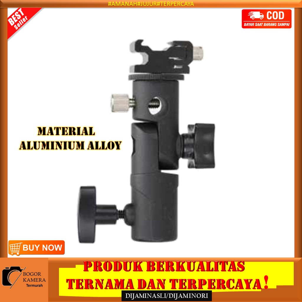 Hot Shoe Lampu Flash Kamera Tripod Light Stand
