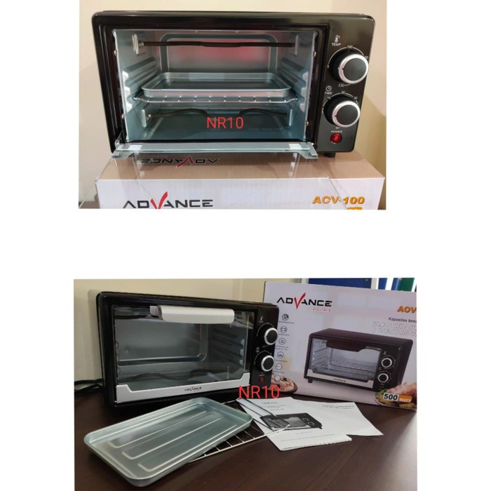 Oven Listrik Advance AOV100 Electric Oven 9 Liter 500 Watt