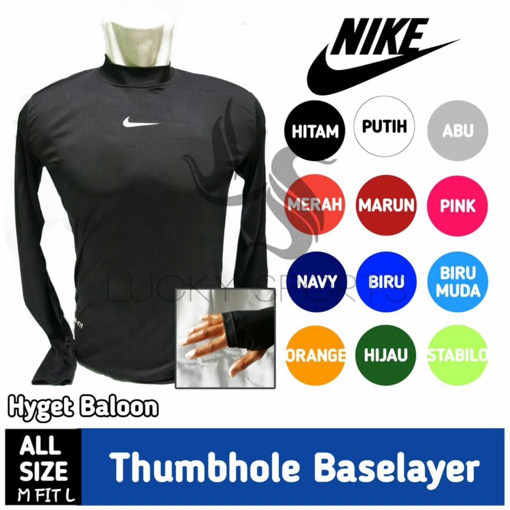 MANSET BASELAYER PANJANG THUBHOLE RENANG SEPEDAH RUNNING DALEMAN MURAH OLAHRAGA GYM FITNESS GRADE ORI
