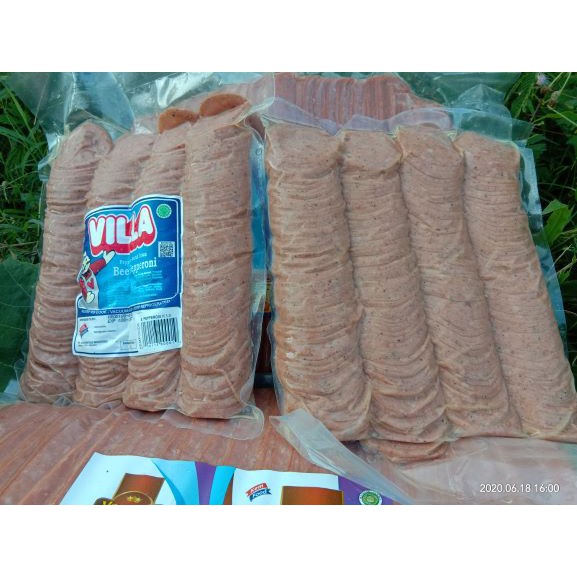 JUAL PEPPERONI PEPERONI BEEF SALAMI VILLA 1 KG TERMURAH PROMO DISKON SUPPLIER DISTRIBUTOR