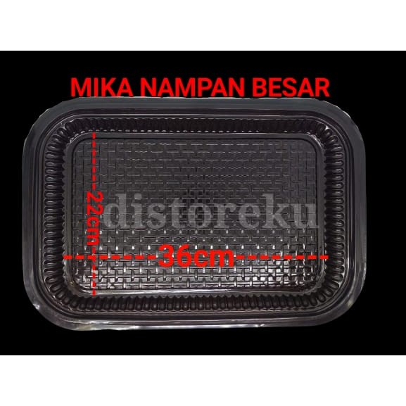 10PCS PLASTIK MIKA NAMPAN BESAR MIKA TAMPAH TRAY UK L SUSUN ROTI KUE